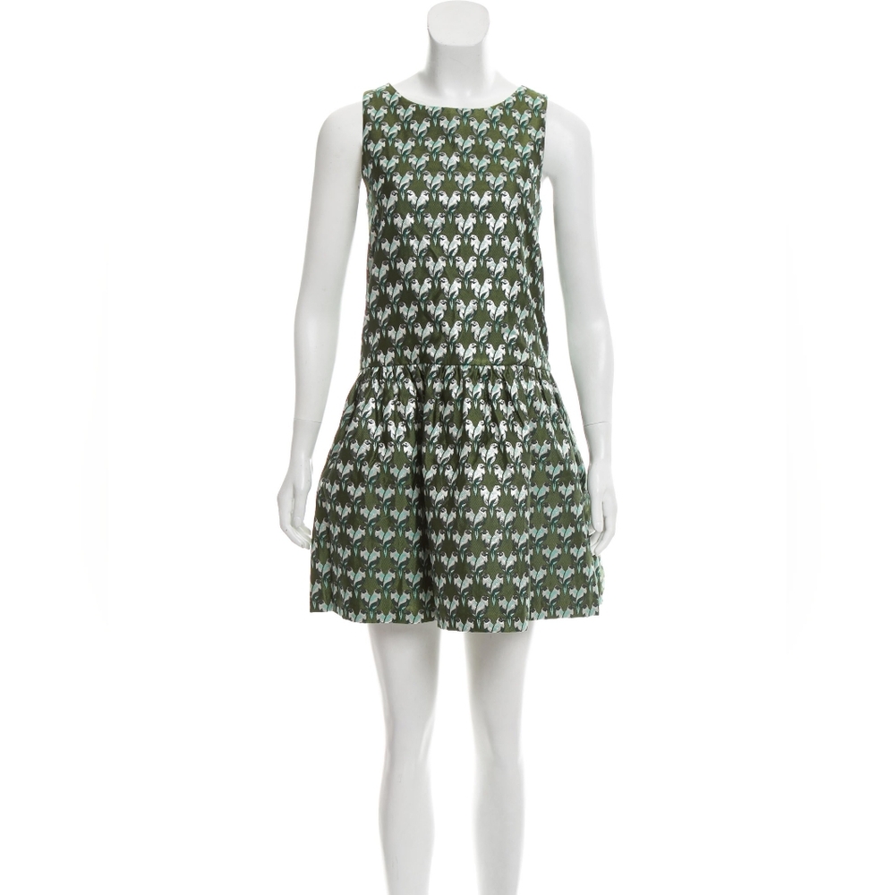 Maje Rower Parrots Mini Dress - Picture 3 of 8